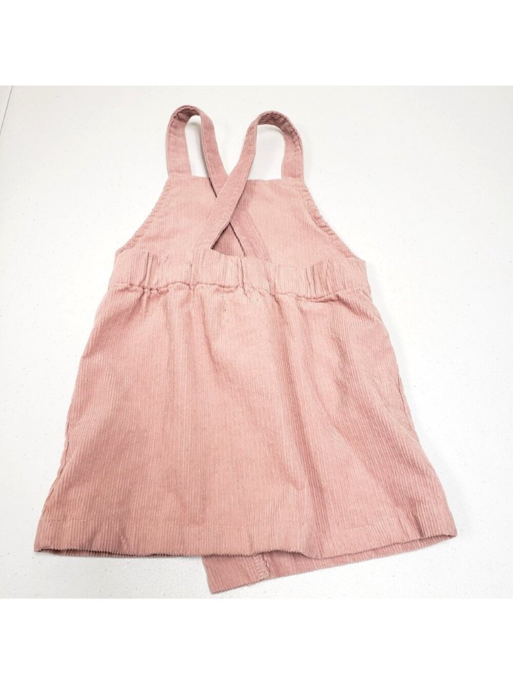 BearPaw Girls Pink Corduroy Jumper Dress Size 4T - Picture 6 of 8